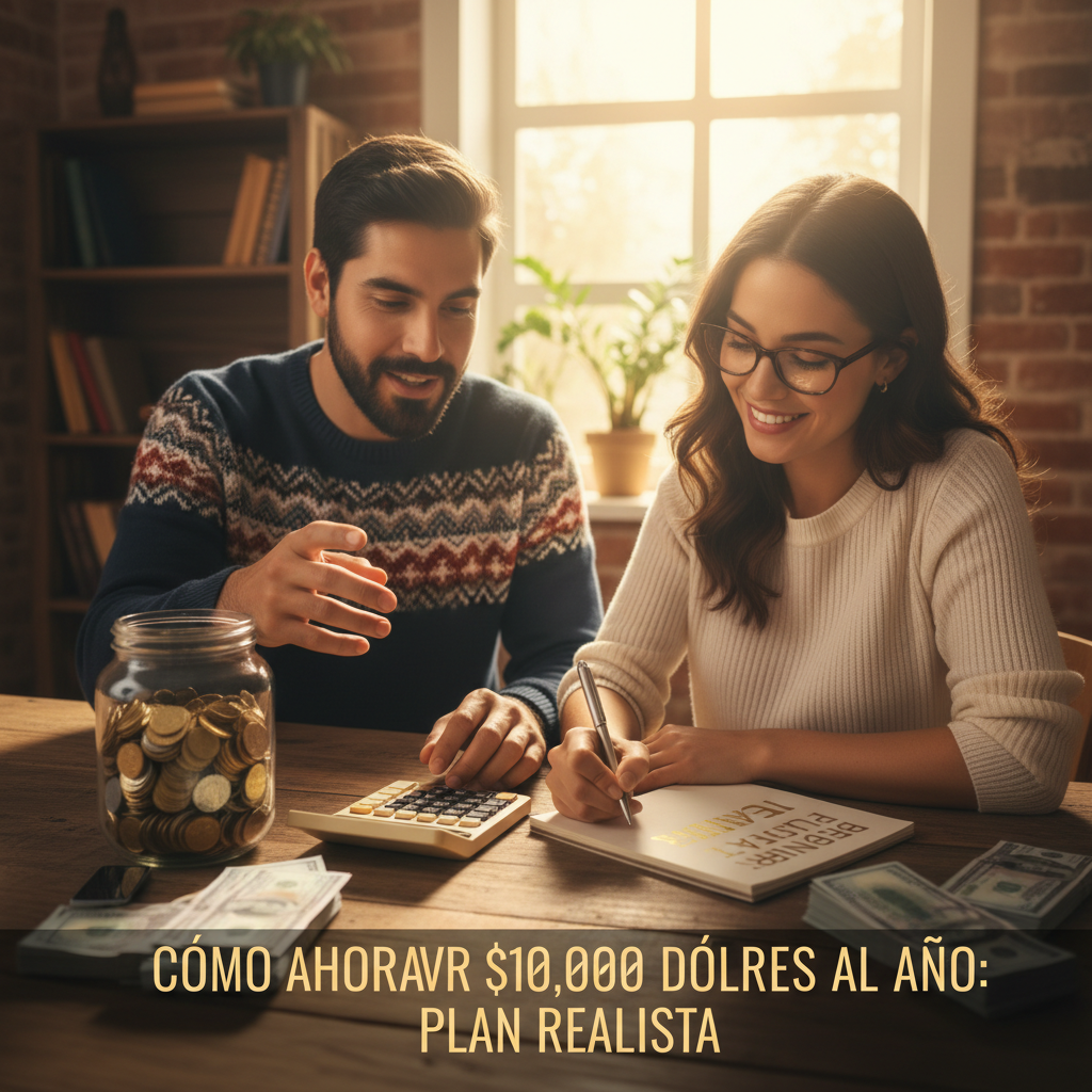 Cómo Ahorrar $10,000 Dólares al Año: Plan Realista