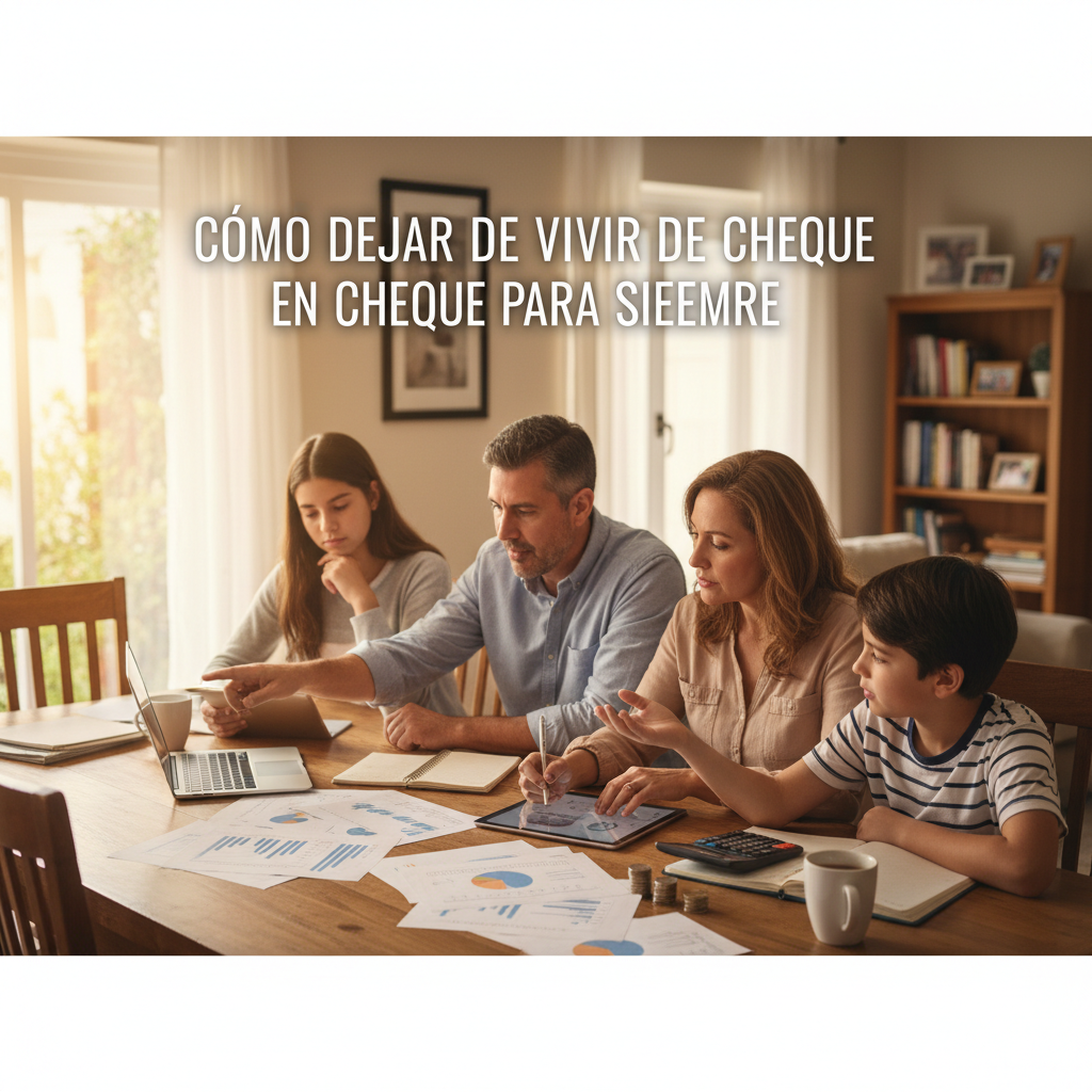 Cómo Dejar de Vivir de Cheque en Cheque para Siempre