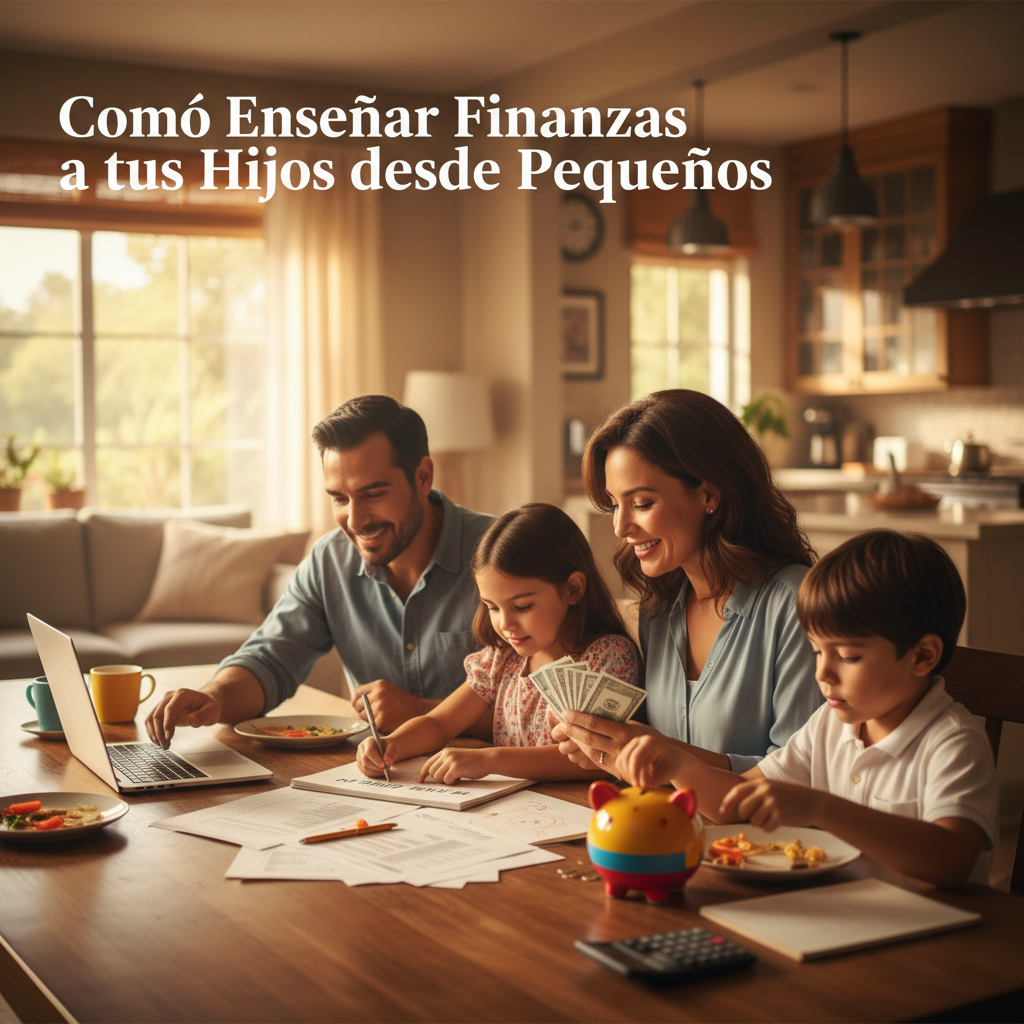 Cómo Enseñar Finanzas a tus Hijos desde Pequeños